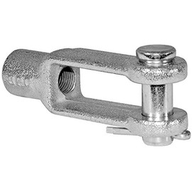 Buyers Products B27084AZKT 3/8 Inch Clevis with Pin and Cotter Pin Kit-Zinc Plated, 3/8-24 Thread Size