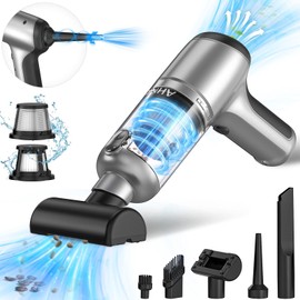 AHNR Handheld Car Vacuum Cleaner Cordless with Brushless Motor, 20000PA High Power Vacuum Cleaner & Air Duster, 3 in 1 Keyboard Portable Mini Hand Held Vacuums Cleaner for Car Home