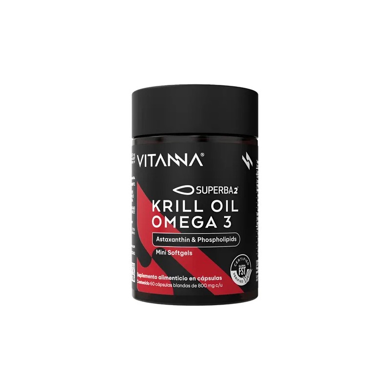 Vitanna Krill Oil Superba2 Omega 3 60 Cápsulas Softgels