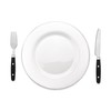 Bon Henley 16-Piece Stainless Steel Cutlery Set - Black