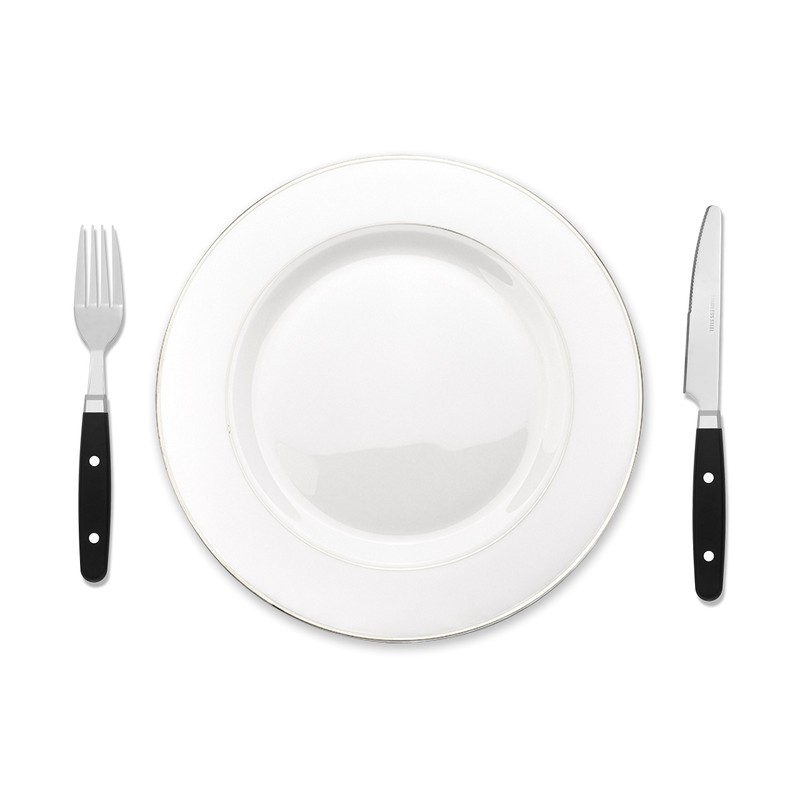 Bon Henley 16-Piece Stainless Steel Cutlery Set - Black