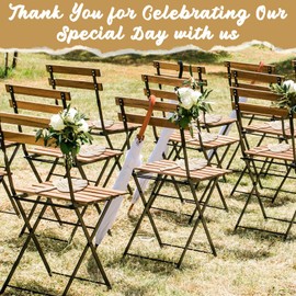 Chunful 24 Pcs Wedding Handheld Fans for Guests Wooden Hand Fans Wedding Favors Leaf Shaped Engraved Gift for Ceremony Bridal Shower Party