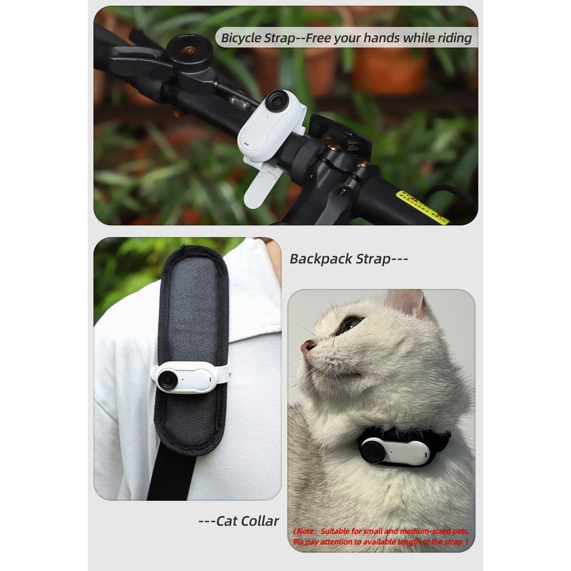 CamGo Sunnylife Strap Mount for Insta360 GO 3 / GO