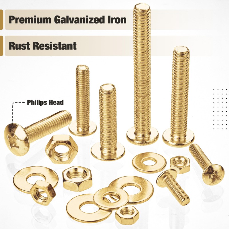 Mr. Pen- Bolts, Nuts, and Washers Assortment Kit, 113 pcs,