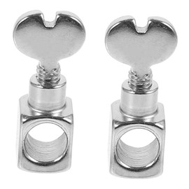 DIYEAH 1set Metal Heavy Duty Needle Clamp an Fittings Silver Sewing Machine Spare Parts Household Sewing Machine Parts 2pcs