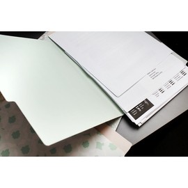 Pastel Decorative File Folders for Women, Classroom Supplies, Letter Size, 1/3-Cut Tabs, (12 Pack)