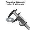 Trimming Shop Digital Vernier Caliper, 150mm/6" Caliper LCD Digital Electronic