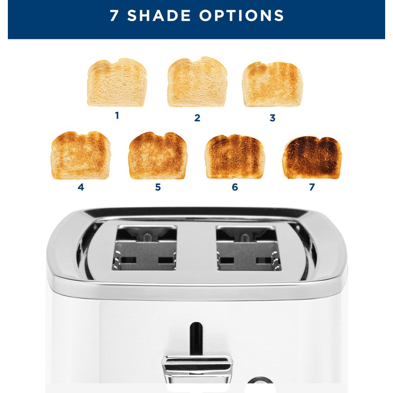 GE 2 Slice Toaster, Extra Wide Slots for Toasting Bagels,