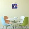 Space Rocket Design Easy Fit Light Shade, Blue Space Ceiling