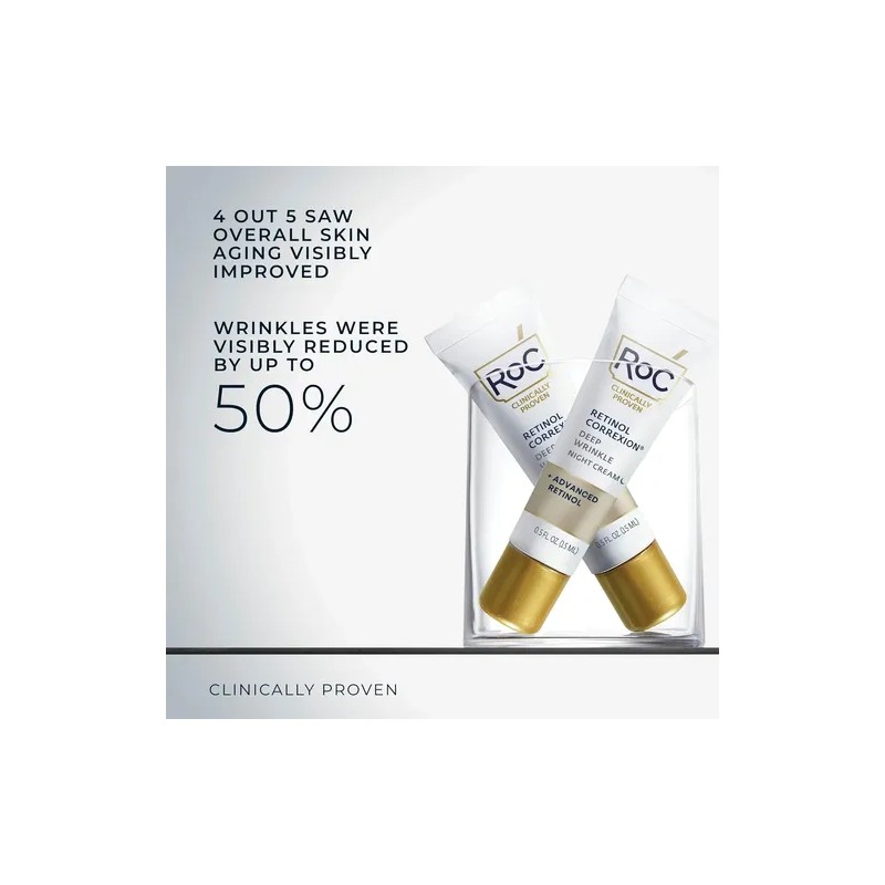 Roc Retinol Correxion Crema De Noche Antienvejecimiento Anti