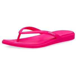 Crocs Womens Miami Flip Flops Dragon Fruit 7 Medium