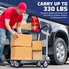 Heavy Duty Foldable Push Cart Dolly | 330 lbs. Capacity
