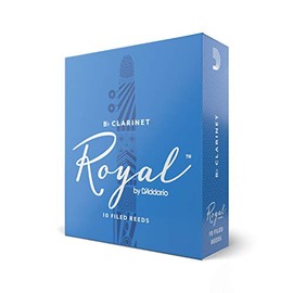 Royal by D'Addario RCB1010 Bb Clarinet Reeds, Strength 1.0, 10-pack