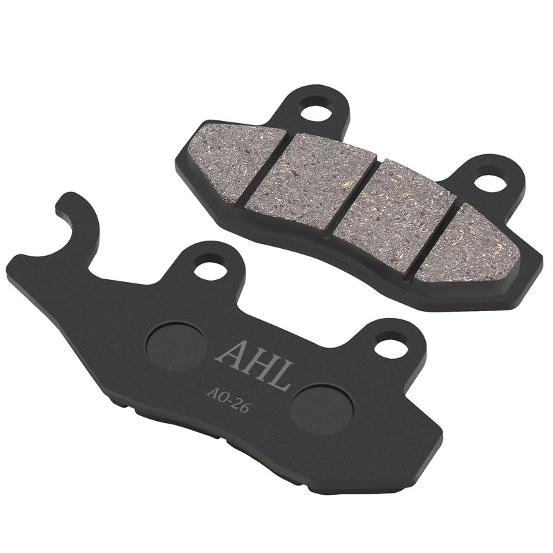 AHL 2 Pairs Motorcycle Front/Rear Brake Pads Kit Compatible with