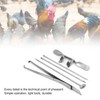 5Pcs Capon Knife Tool Stainless Steel Kit Poultry Farms Veterinary
