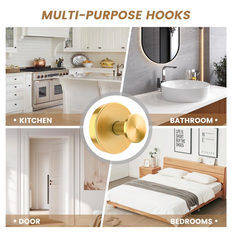 BKV Suction Cup Hooks for Glass Window,Removable Shower Hooks for