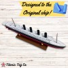 12" RMS Lusitania Model Ship With Removable Stand - Titanic