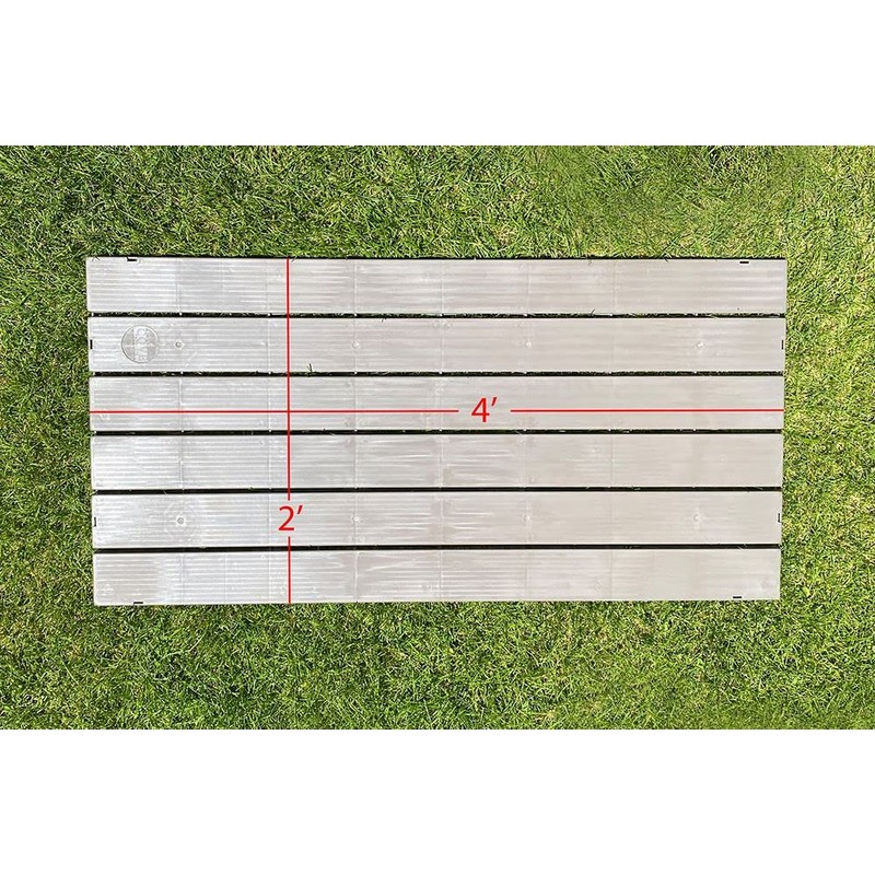 Single Large 2' X 4' Raised Dog Kennel Run Flooring