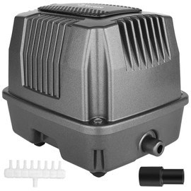 VCRAZE Powerful Linear Air Pump, KP-40 Pond Air Pump Pond Aerator, 635GPH Aeration System for Koi Pond Aeration, Aquarium, Waste Treatment, Fish Farm, Seafood Restaurant