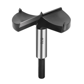 2-3/4"(70mm) Forstner Drill Bits,2-Cutter Tungsten Carbide Tipped Forstner Bit for Hard Wood,Wood Hole Drill Bits for Wood Plastic Plywood.