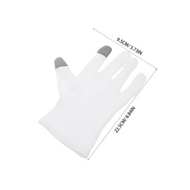 Healeved Hand Lotion Gloves 2 Pairs Night Gloves for Dry Hands Moisturizer Touchscreen Capable