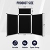 jxgzyy Trade Show Presentation Board 3+1 Panel Trifold Poster Board