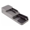 Extreme Beauty Organizador Para Cuchillos Portacuchillos Para Cajones Color Gris
