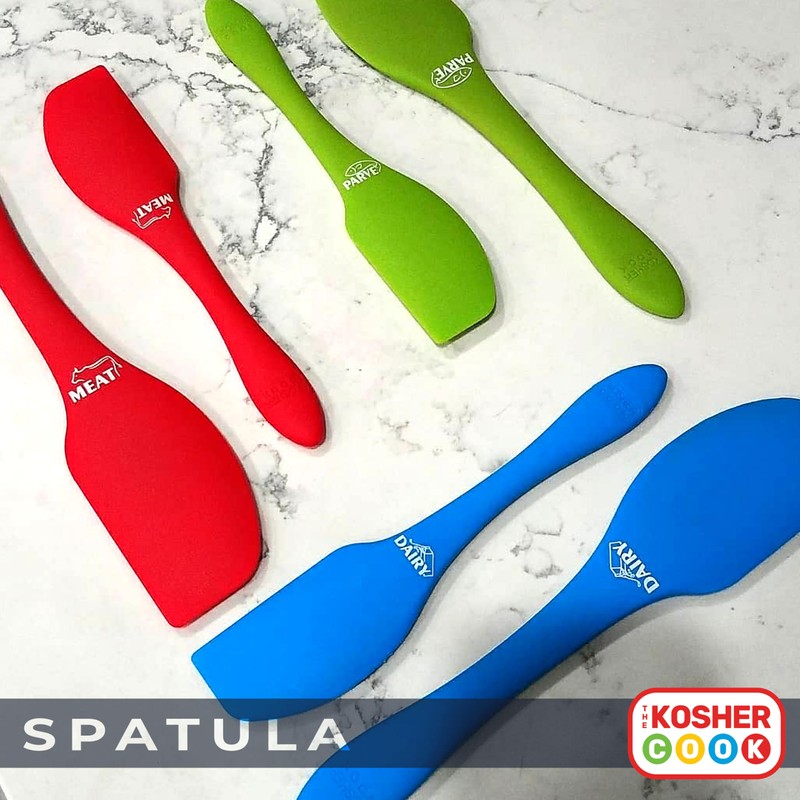 The Kosher Cook Meat Red Silicone Spatula – Heavy Duty,