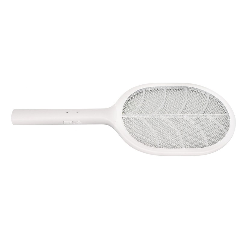 Electric Fly Swatter USB Charging Purple Light 3 Layers Safety