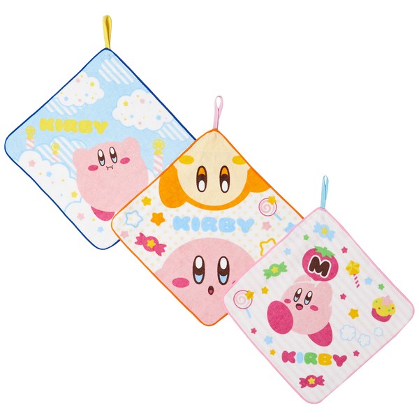 Marushin 4585012100 Lunch Box Towel With Loop, Set of 3,
