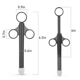 [2Pack+Storage Bag] Lube applicator Syringe with Precise Scales for Women Men, Lubricant Tube Applicator with [10ml Precision Markings][Reusable]