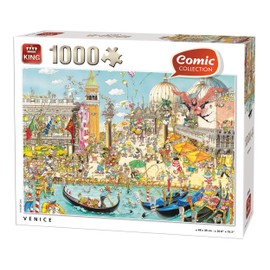 Comic Cartoon Venice Jigsaw Puzzle 1000-Piece