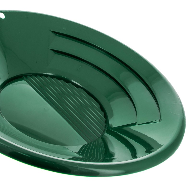 ASR Outdoor 10 Inch Triple Riffle Gold Pan Gold Prospecting