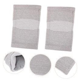 KOMBIUDA 1pair Outdoor Sports Knee Pad Comfortable Fleece-lined Kneelet for Men Women Non- Warmth Lightweight Breathable for Running Basketball Hiking Grey