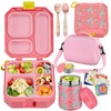 wiwens Bento Lunch Box for Kids with 12oz Soup Thermo