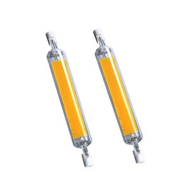 KIMROO 15W 118mm R7S LED Bulbs(2 Pack)150W Halogen Enquivalent J-Type 120V Dimmable T3 R7s Base Double Ended Flood Light 3000K Warm White for Landscape Light (Warm White)