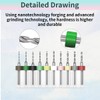 Alrens 20 Pcs PCB Drill Bit Set, 0.1-2.0 mm Tungsten