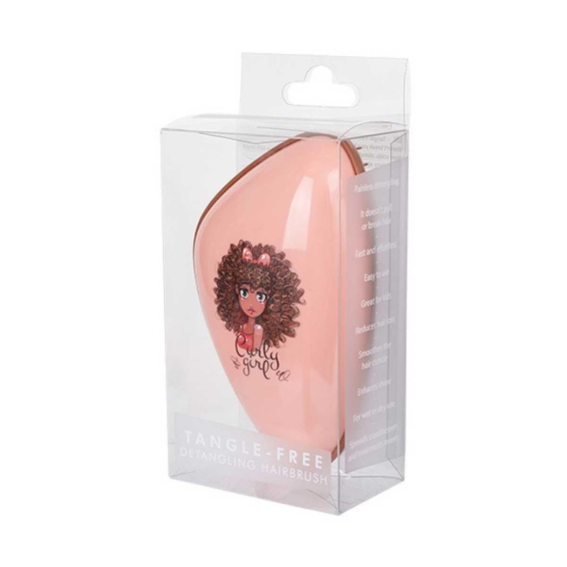 Professional Brush for Gentle Detangling No Tear Teen Curly Regular