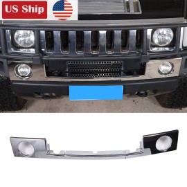 carpart2021 Chrome Silver Front Bumper Cover Lower Grille Trim Panel For Hummer H2 03-09 US