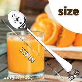 I Love You Gifts for Husband Wife Tea Coffee Spoon Gift for Boyfriend Girlfriend Valentines Gifts for Groom Bride Tea Coffee Lovers Gifts for Men Women Fiance Fiancee Love You Spoon Gift for Bf Gf