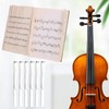 6 Pcs Music Stand Clips, Clear Acrylic Music Book Stand