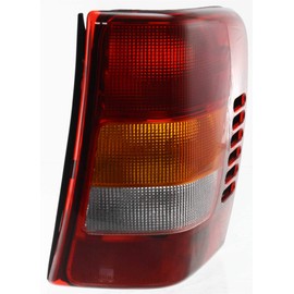 Garage-Pro Tail Light Lens and Housing Compatible with 2002-2004 Jeep Grand Cherokee From 11-2001, Set of 2, Driver and Passenger Side