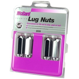 McGard 64805 Chrome Cone Seat Style Lug Nut Set (1/2" - 20 Thread Size) - Set of 8