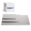 Decora Cakeboard, 20 x 30 x 1.2 cm, Cellulose Silver