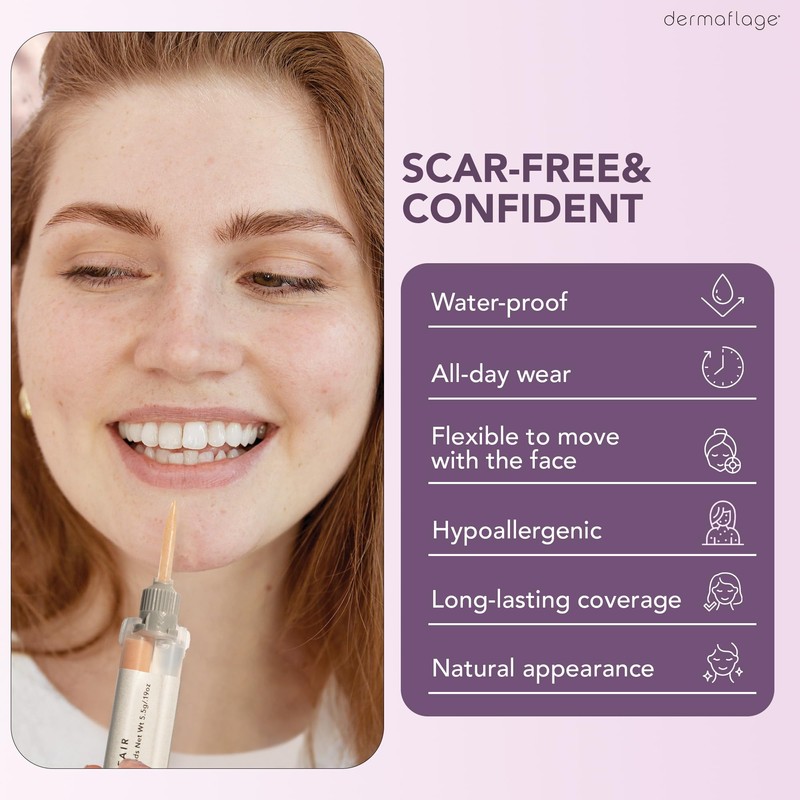 Dermaflage Scar Filler Kit - Medium - Deep Scar Cover