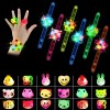 Fiesta Neon Led Luz Con 18 Anillos 6pulseras Neon Giratorias