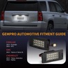 Gempro LED License Plate Lights Lamp Assembly, LED Rear Tag