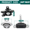 AUTOKAY 21830-AA200 21810-AA000 21950-F2000 Engine Mounts & Automatic Transmission Mount