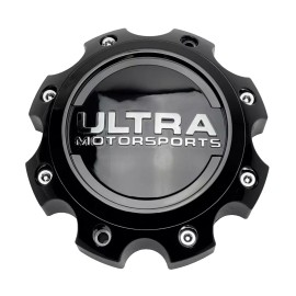 Ultra Motorsports Gloss Black Wheel Center Cap 89-9778BK