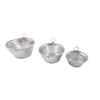 Dolls House Silver Round Galvanized Metal Laundry Wash Tub Set